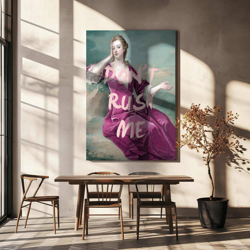 Dontrushmepurple Ratio2x3 | Canvas