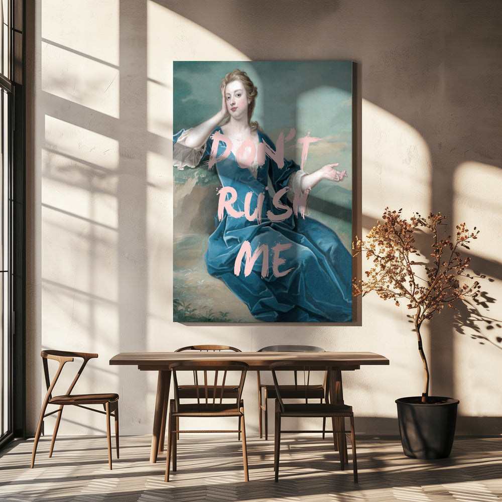 Dontrushmeteal Ratio2x3 | Canvas