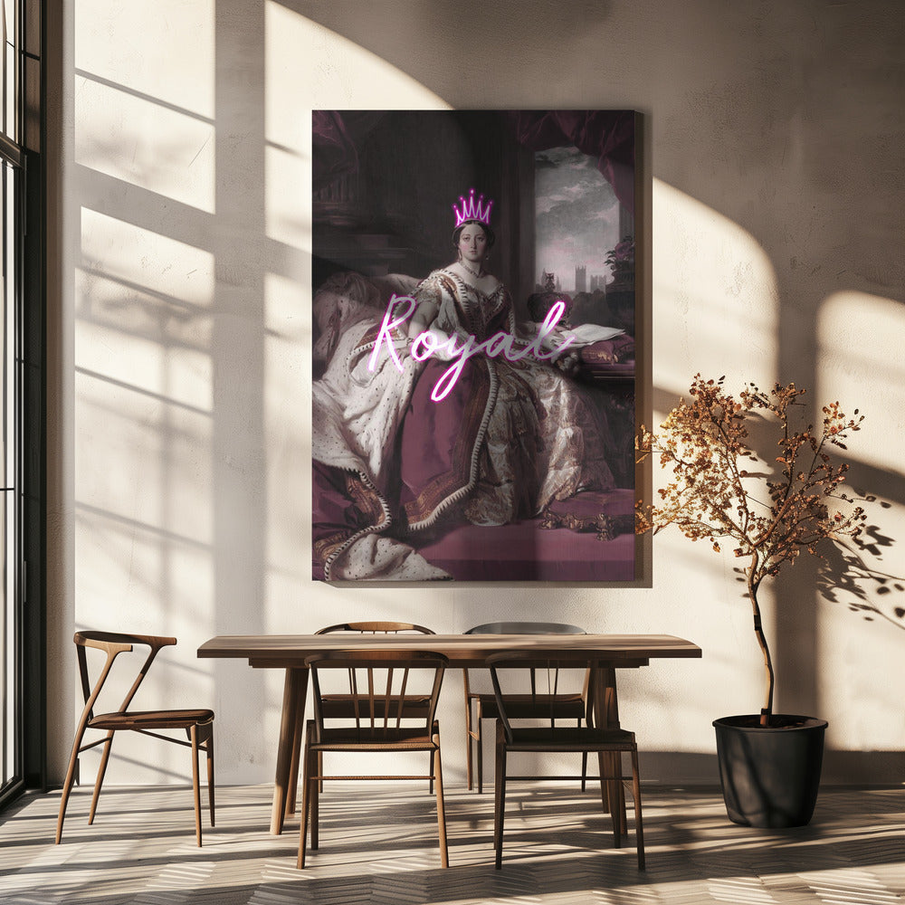 Queenvictoriaroyalneon Ratioiso | Canvas