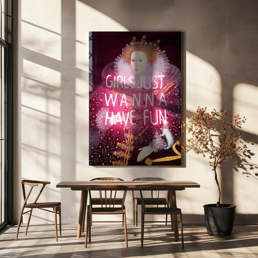 Queenelizabethneon Ratioiso | Canvas