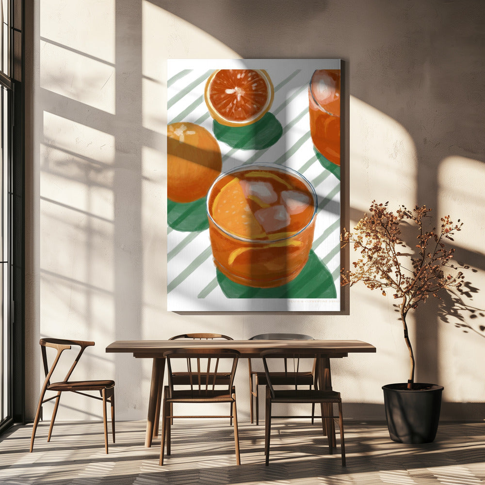 Pandc Cocktailandstripes Copy 2 | Canvas