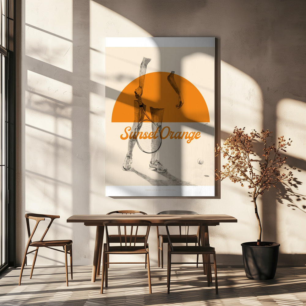 Sunset Orange | Canvas