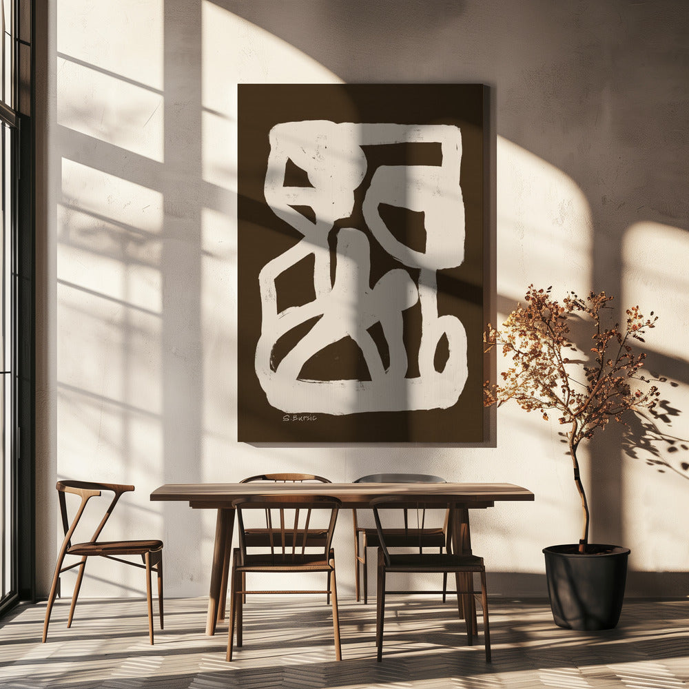 Brown abstract | Canvas