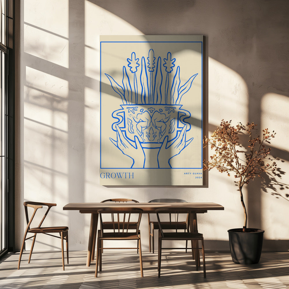 Vessel Collection : Growth (LineArt) | Canvas