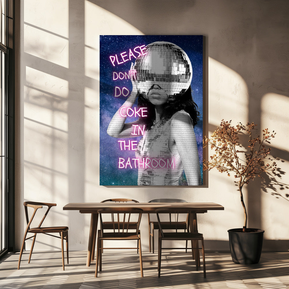 Mirror Head Party Scene | Canvas