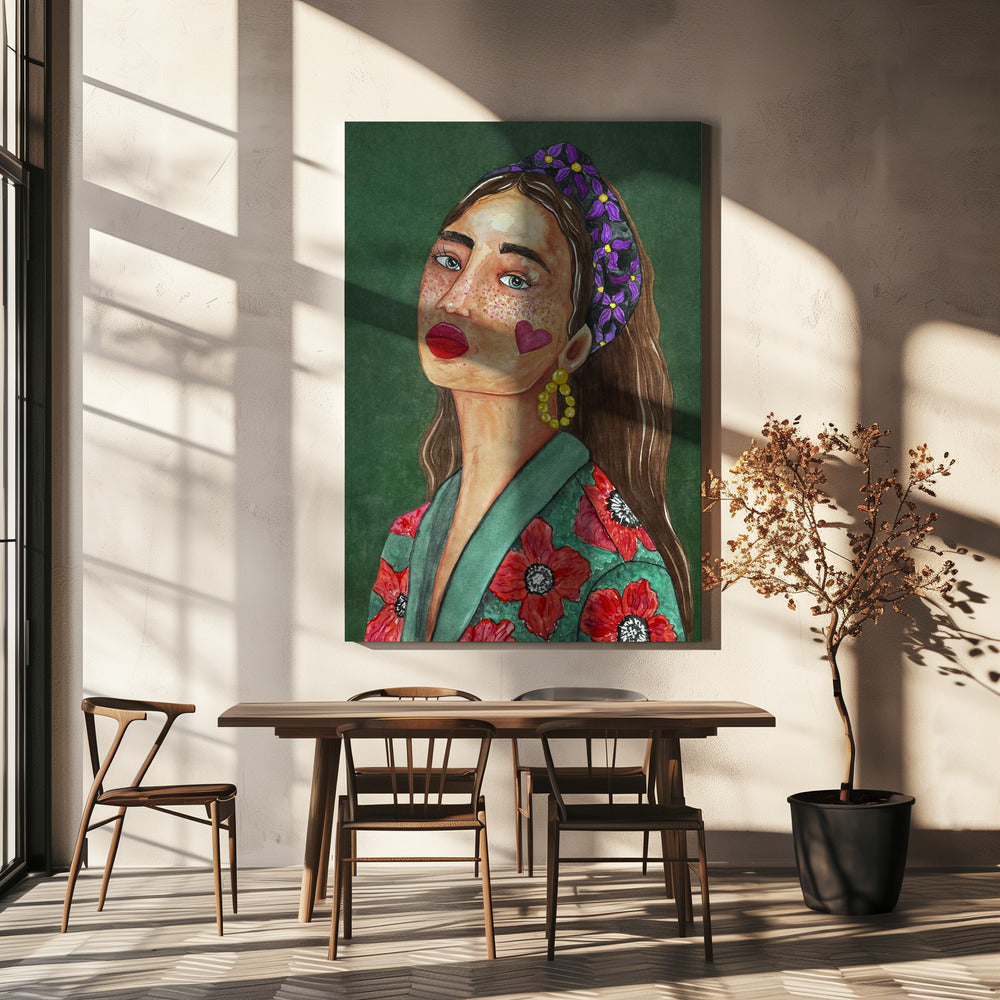 Girl with Hairband | Canvas