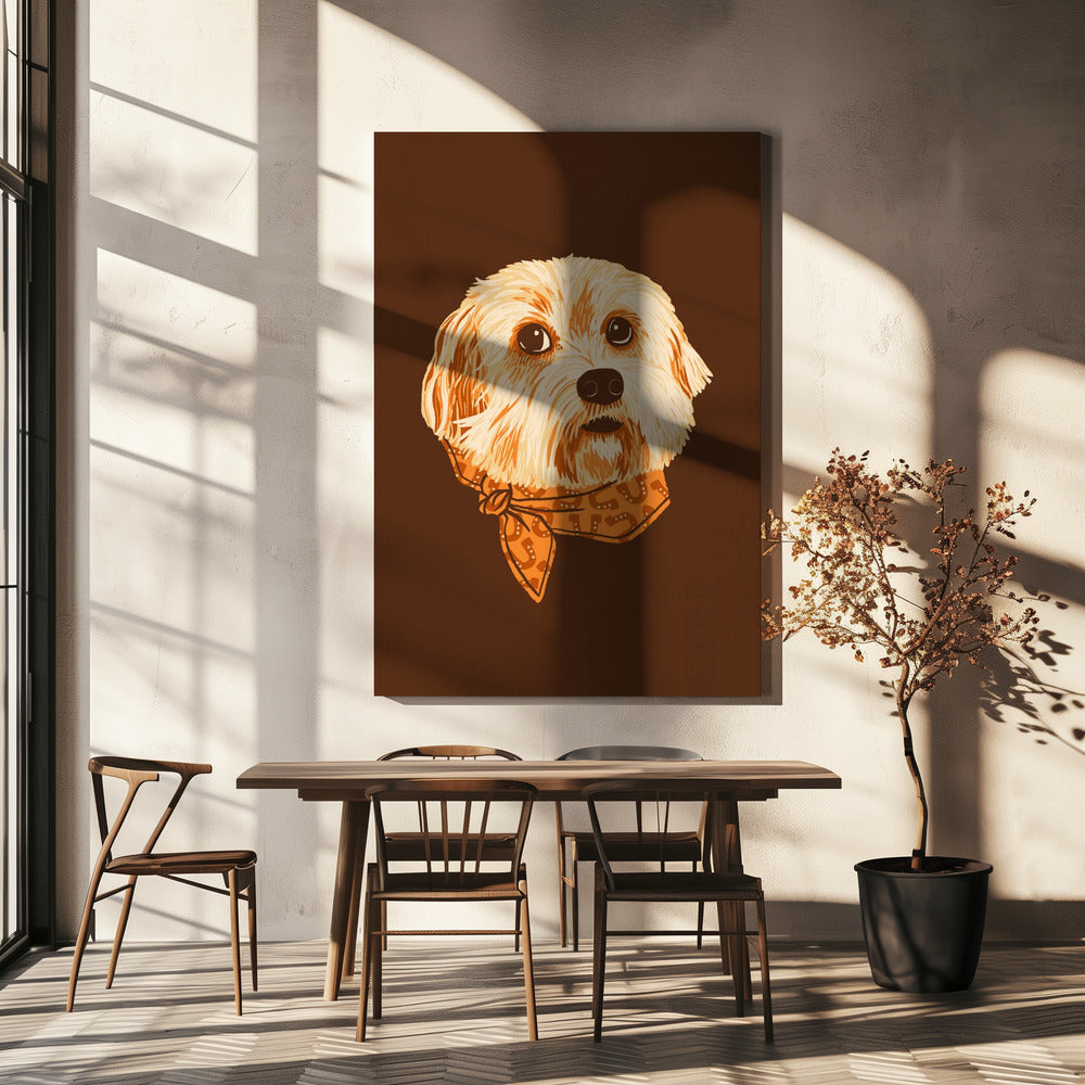 Molly the Cowgirl Pup | Canvas