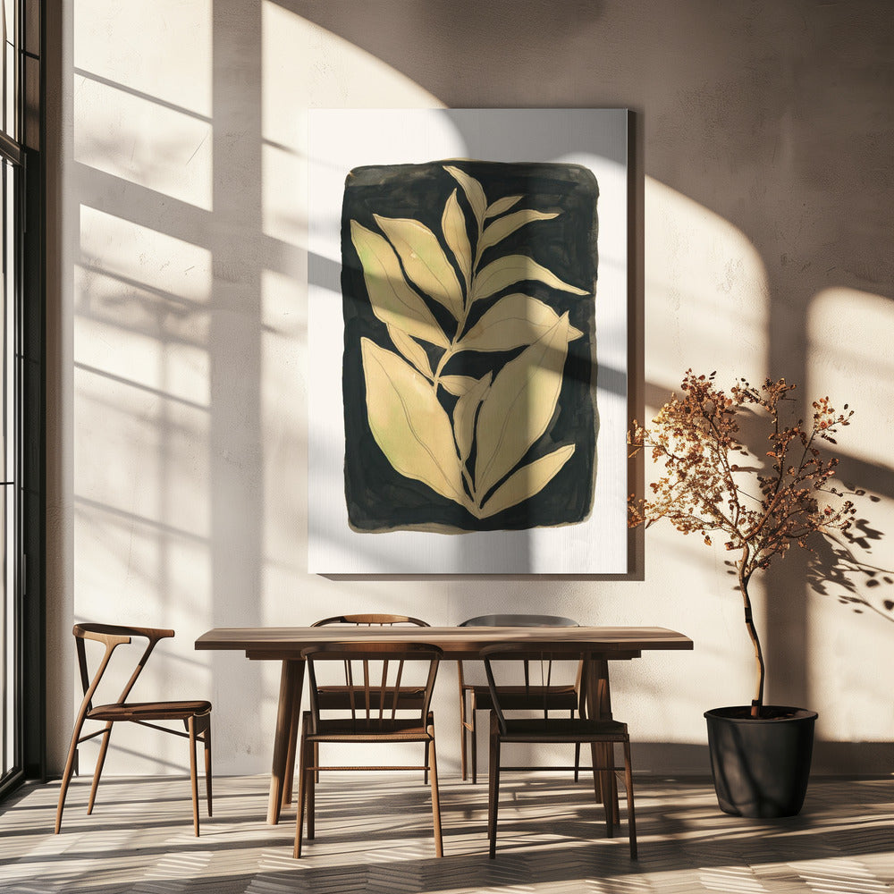 Foliage noir N.2 | Canvas