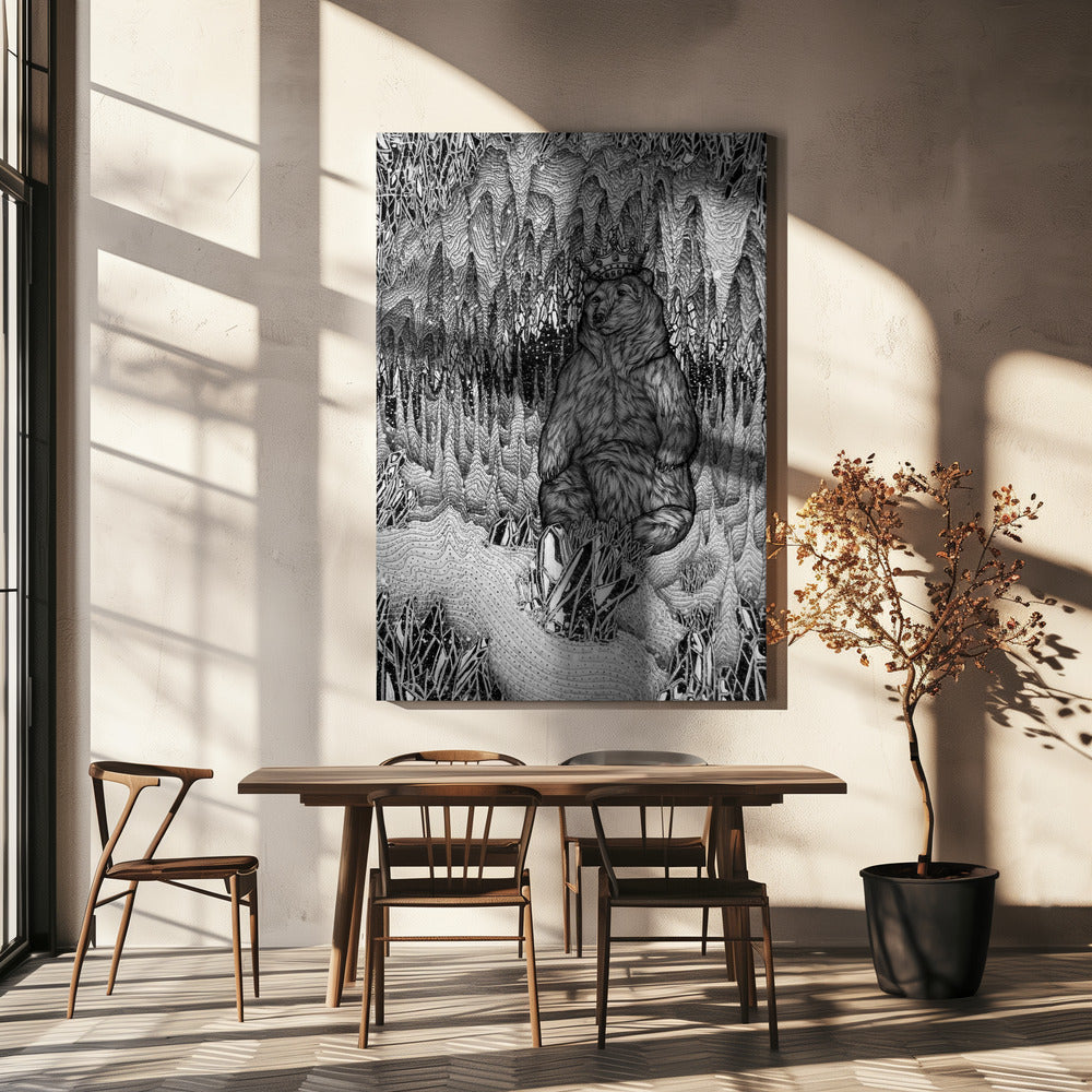 Cave of the Bear King Large | Canvas
