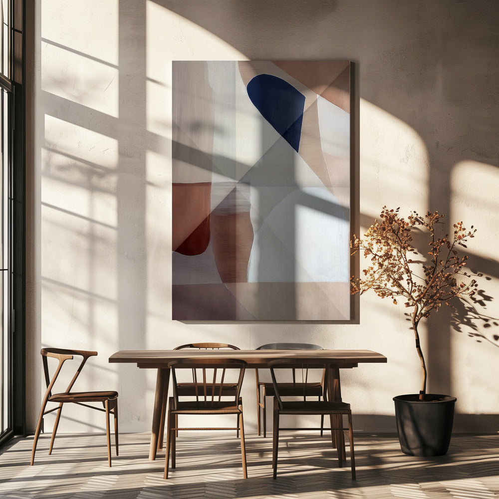 Abstract Copper Neutral Tone Painting 1 | Canvas