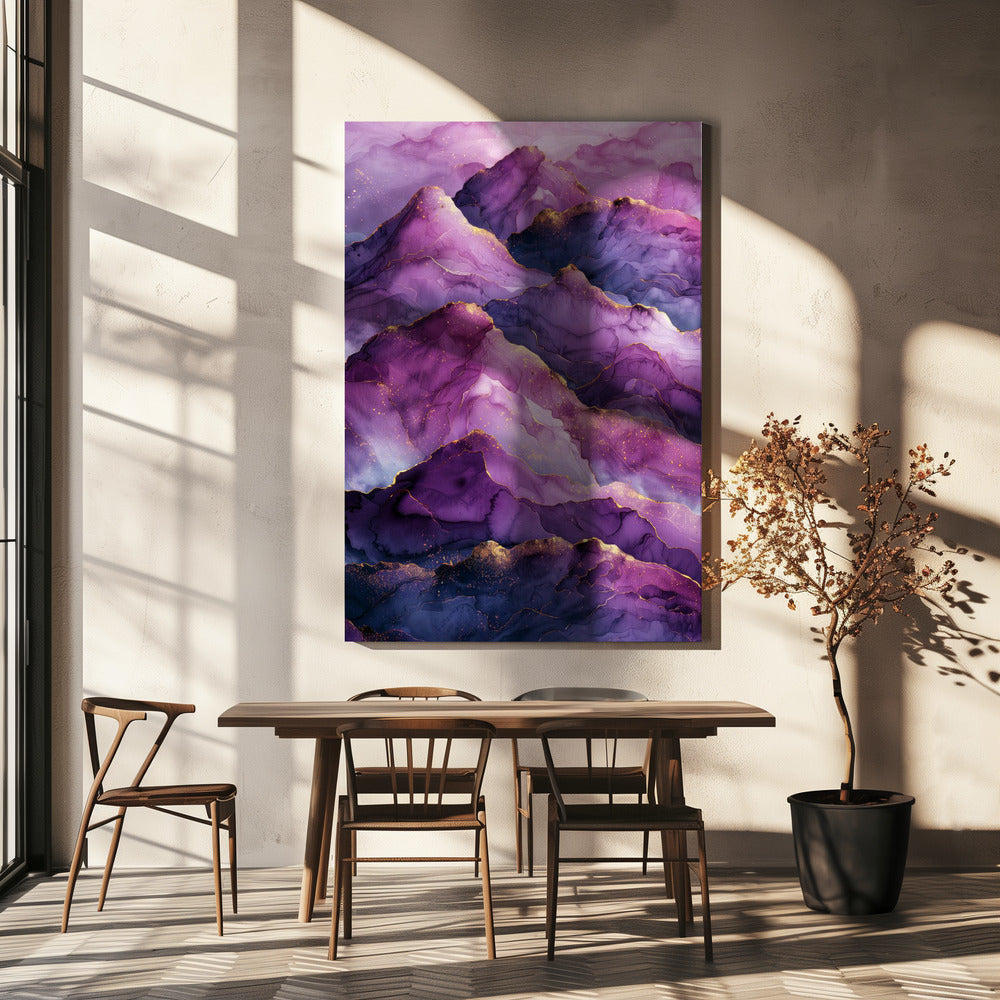 Magical amethyst Ladscape Graphic (8) | Canvas