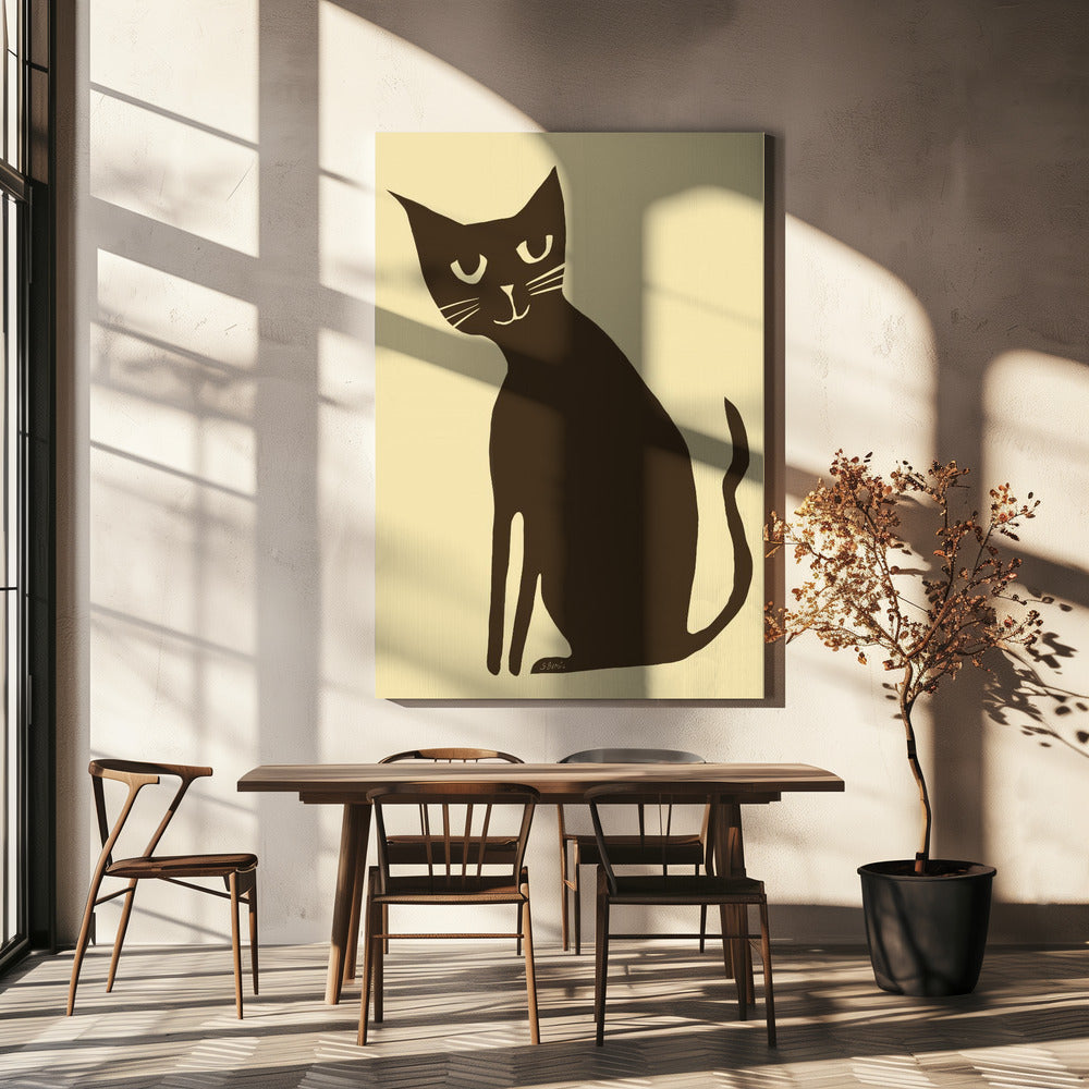 Brown cat | Canvas