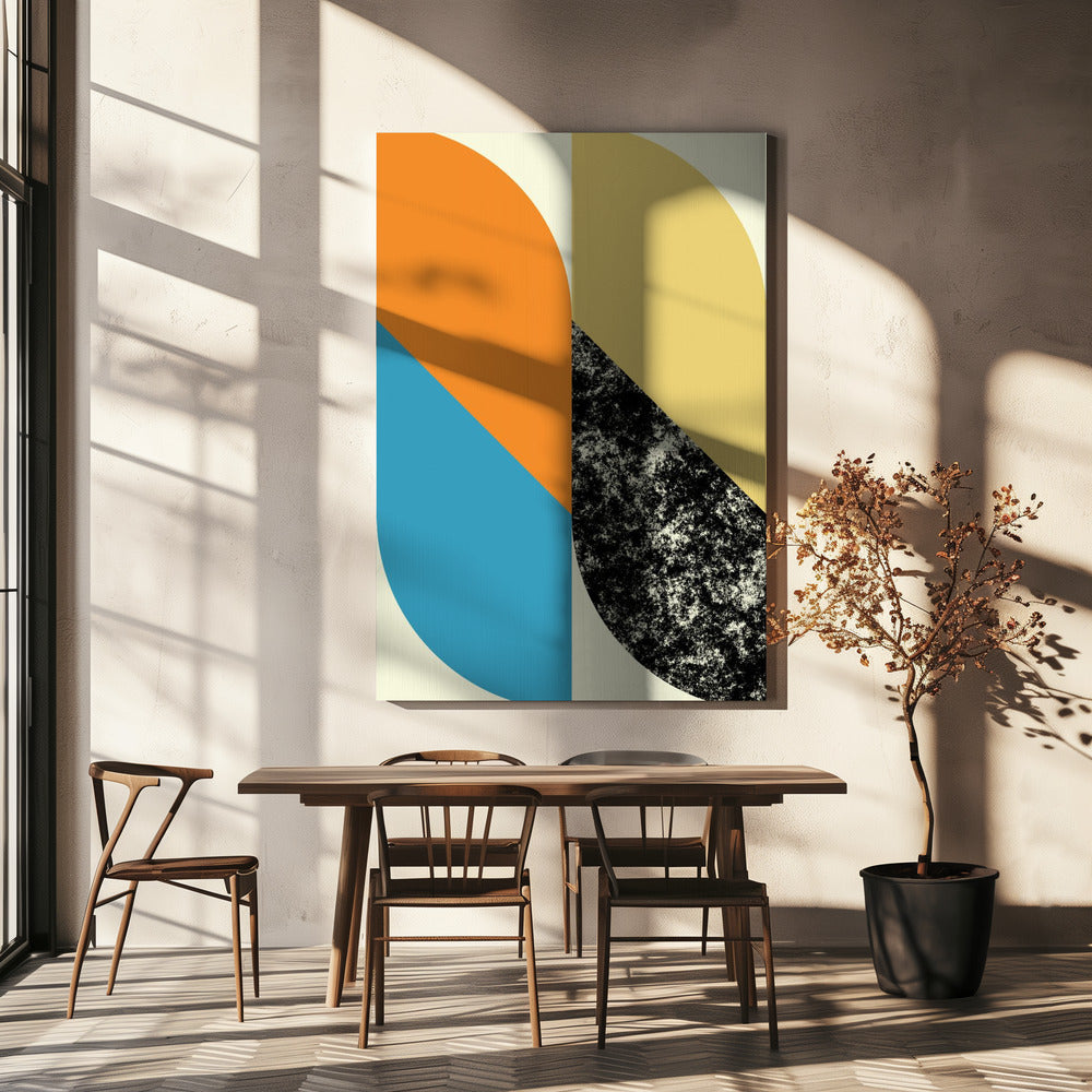 Bold Geometric Shapes | Canvas