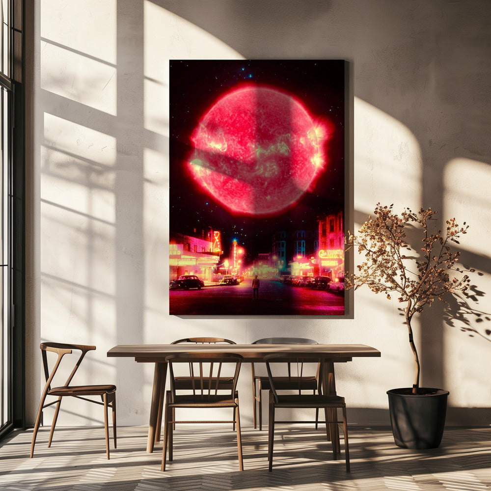 Neon Nightfall | Canvas