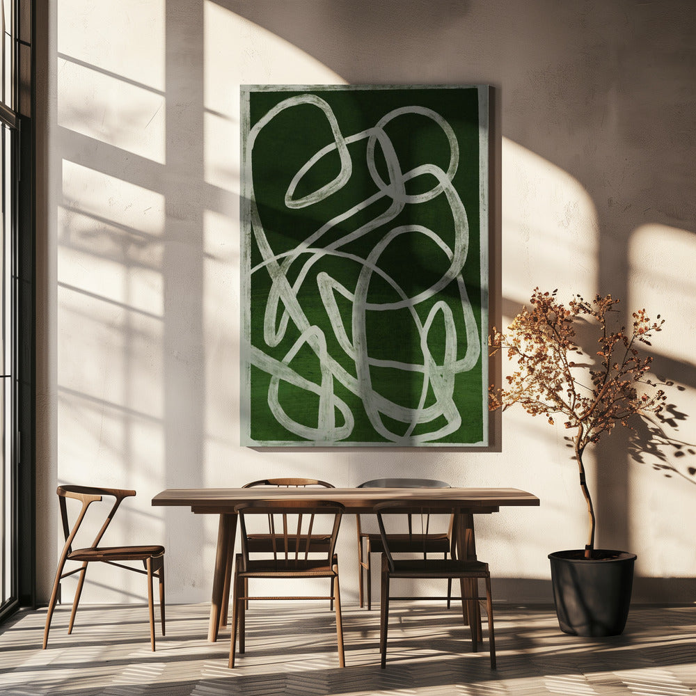 Emerald Whirlwind | Canvas