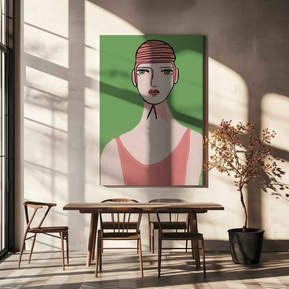 The swimmer | Canvas