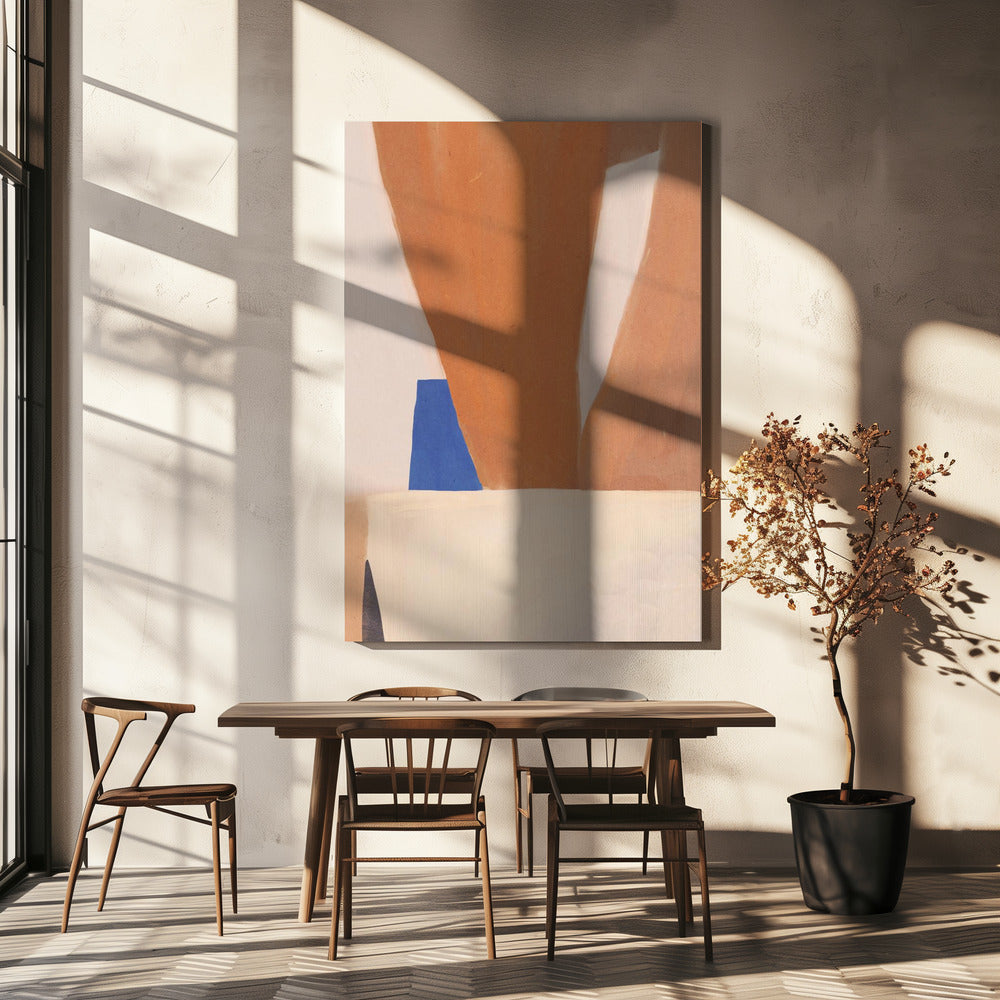 Warm Earth Tones And Bold Geometric Shapes | Canvas