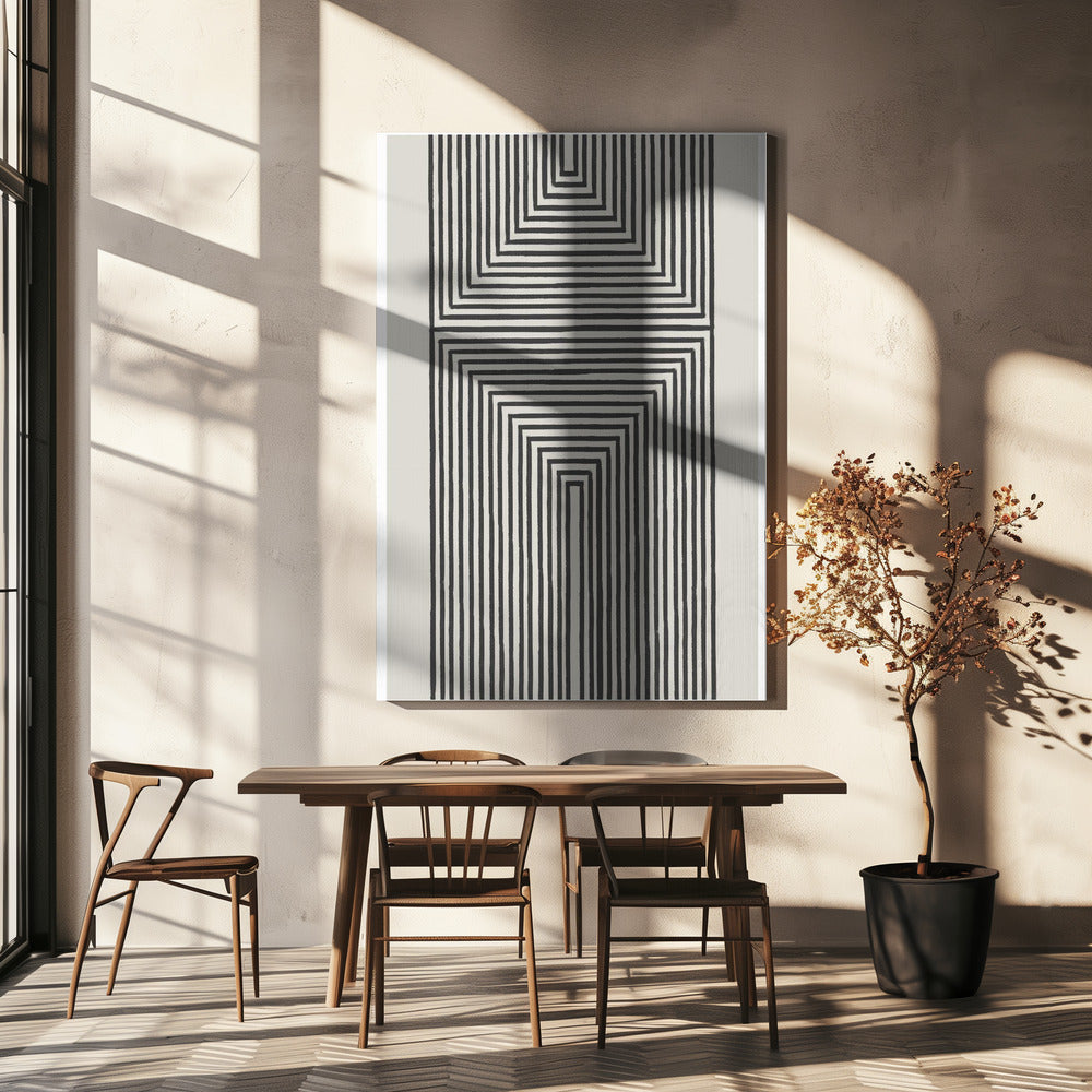 Geometric Echoes | Canvas