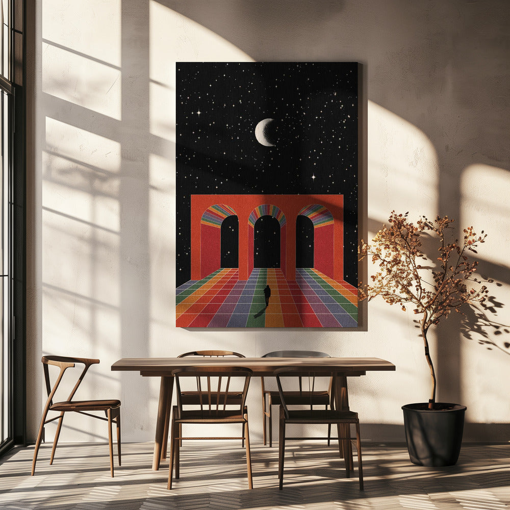 Triumphal Arch in Space | Canvas