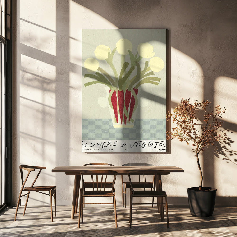 Flowers &amp; Veggies 01 | Canvas