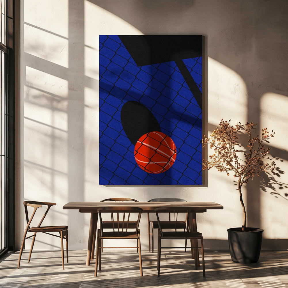 Backjard Basketball Court | Canvas