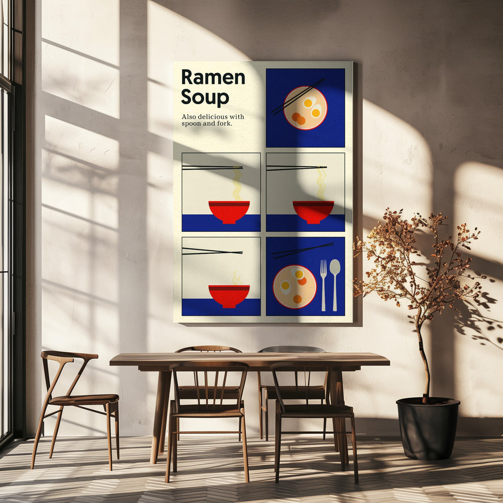 Poster Ramen Soup | Canvas