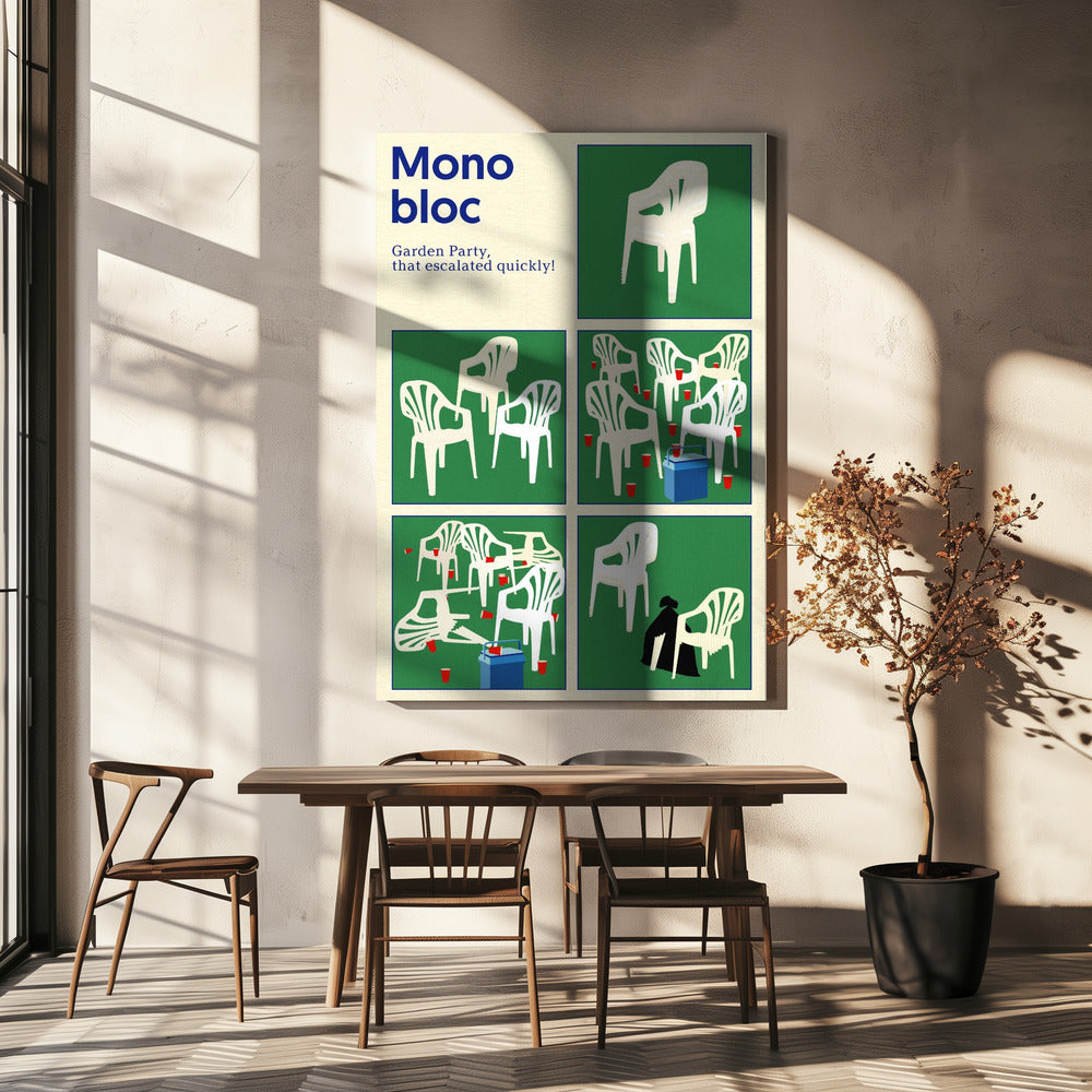 Poster Monobloc Five Squares | Canvas