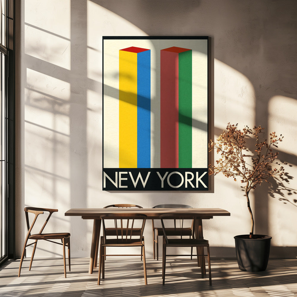 New York Twin Towers | Canvas