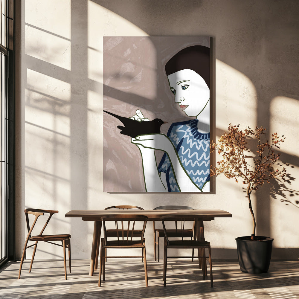 Bird lady | Canvas