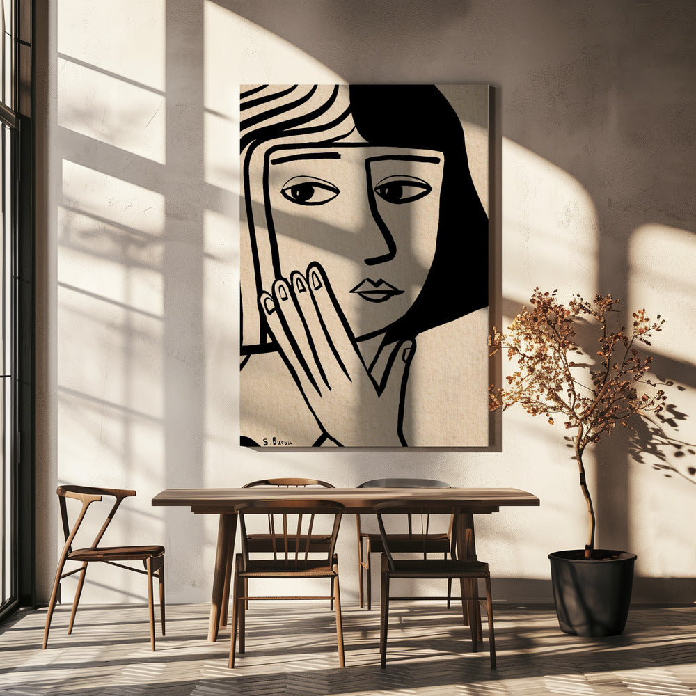 Girl with the Look | Canvas