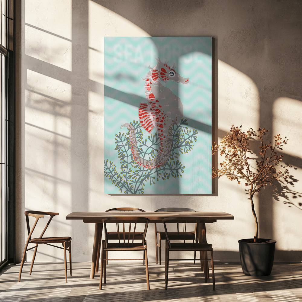 Sea life sea horse Neptune&#039;s joy | Canvas