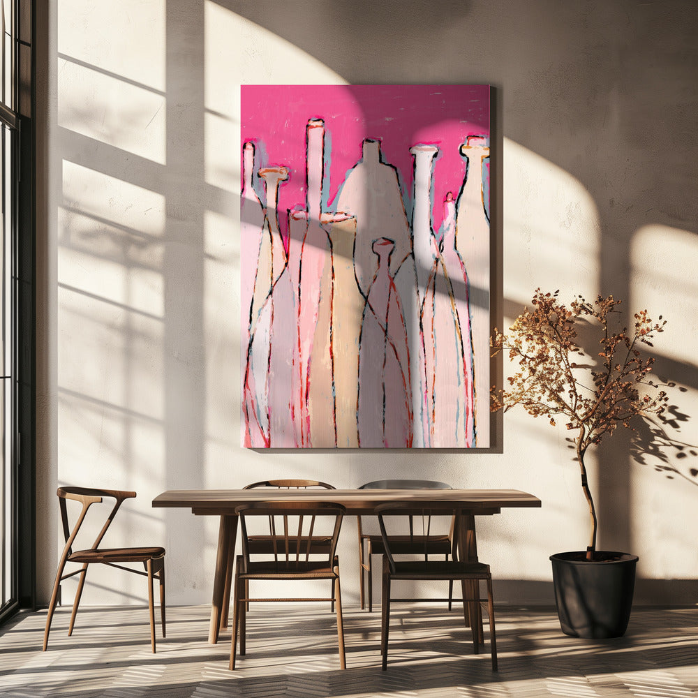 Bottle Silhouettes | Canvas