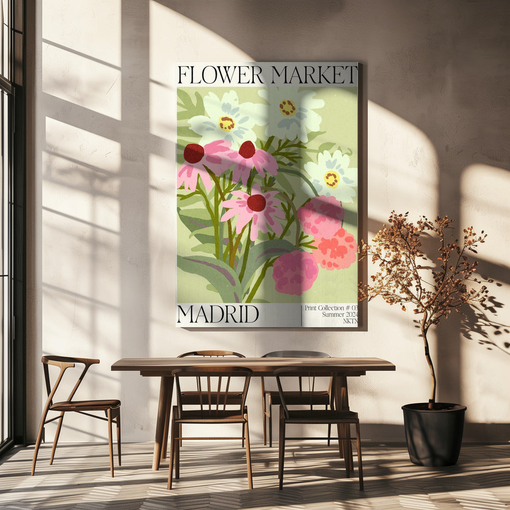 Madrid Flower Market | Canvas