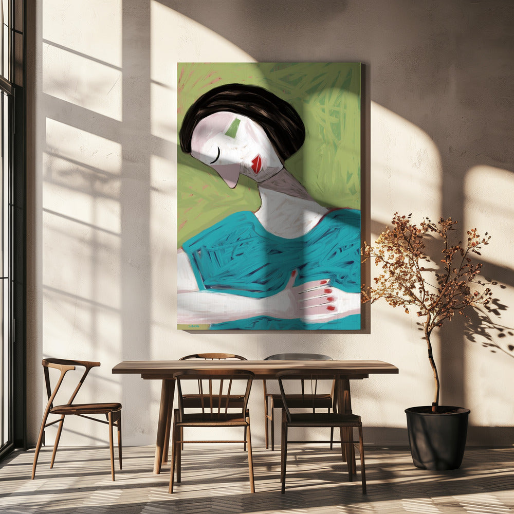 The sleeping woman | Canvas