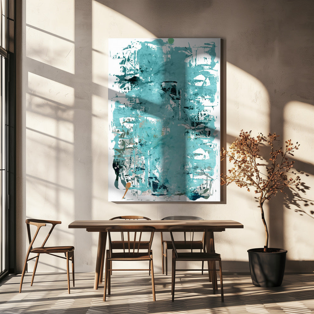 Abstract Neutral Scrapes 3 | Canvas