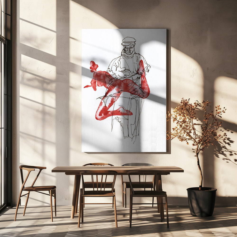 Fishers Frau | Canvas