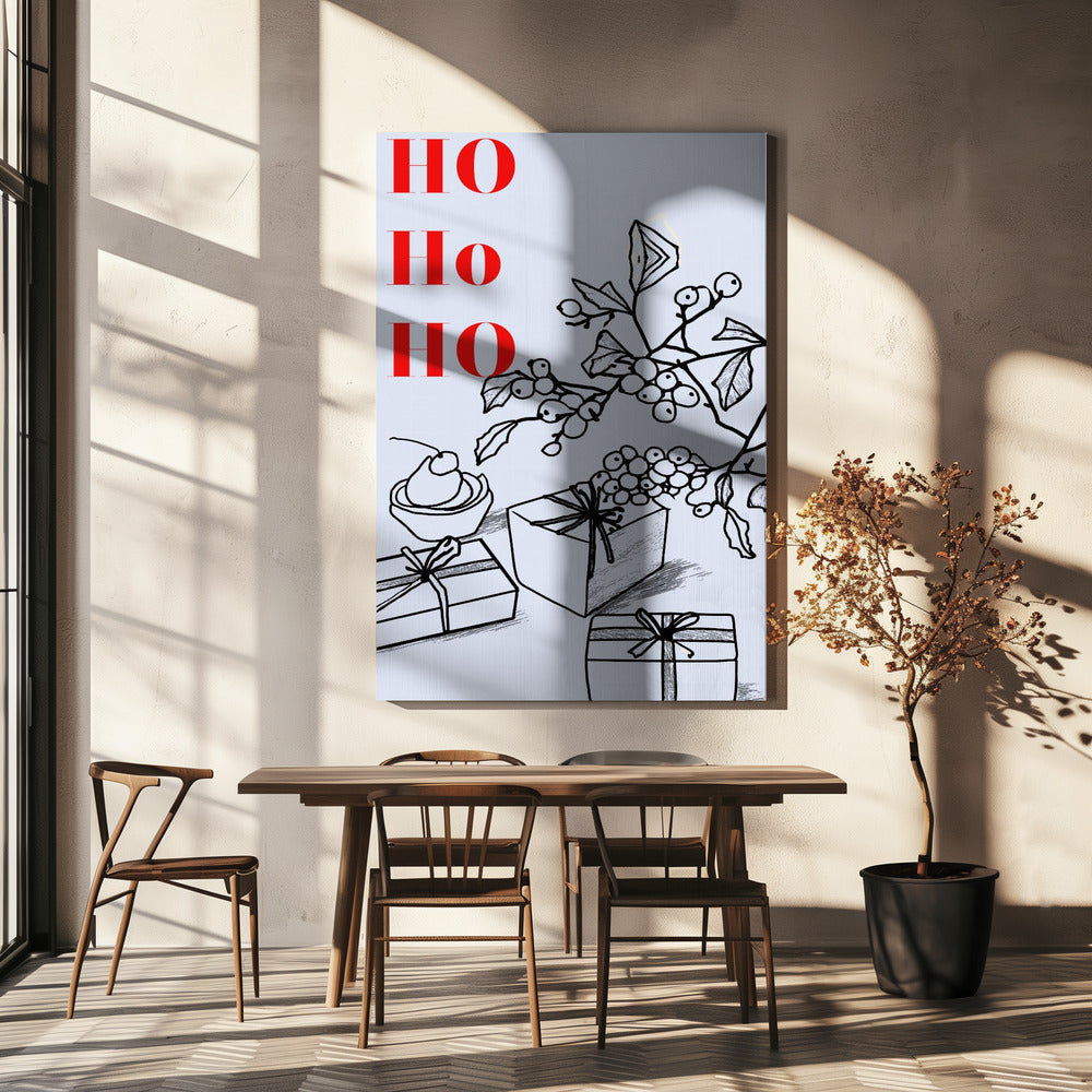 Bows and Baubles: Ho Ho Ho Christmas | Canvas