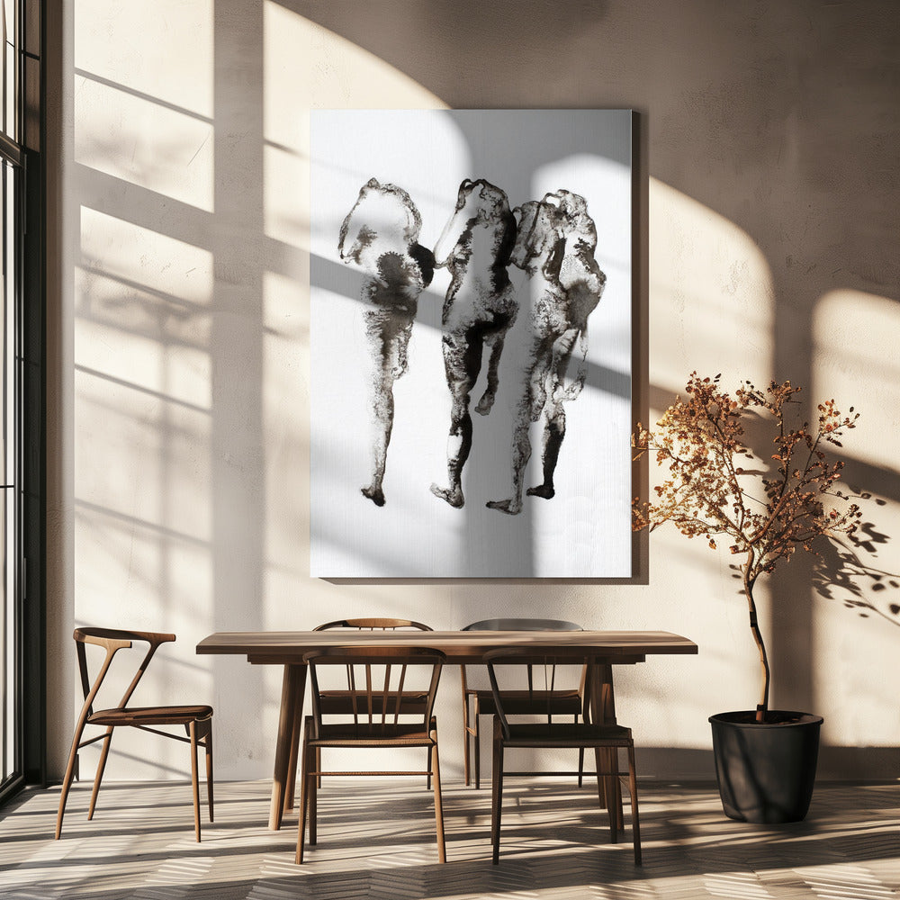 Four Figures (nach Muybridge) Enhanced Sr | Canvas
