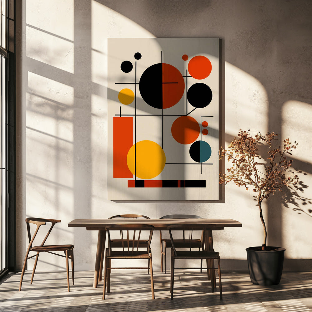Geometric Shapes And Bold Colors | Canvas