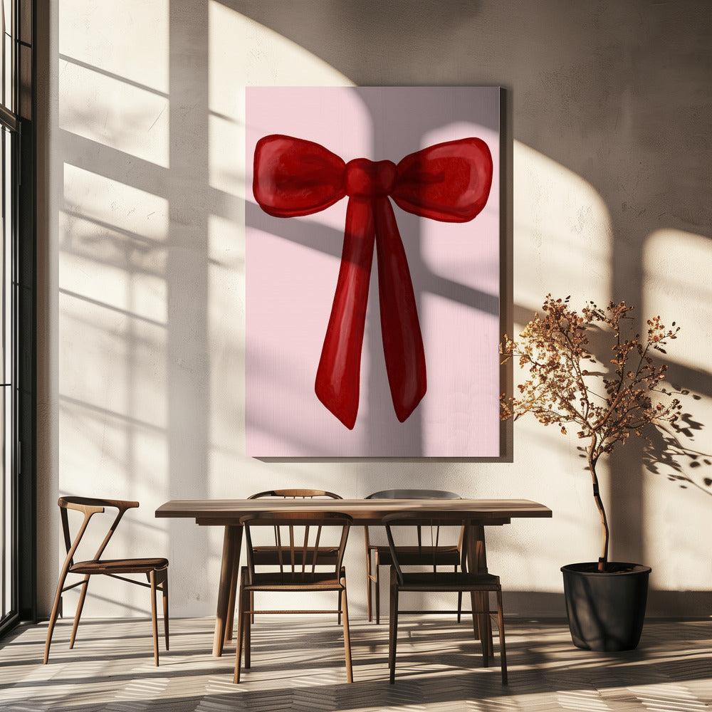 Scarlet Ribbon Tied | Canvas