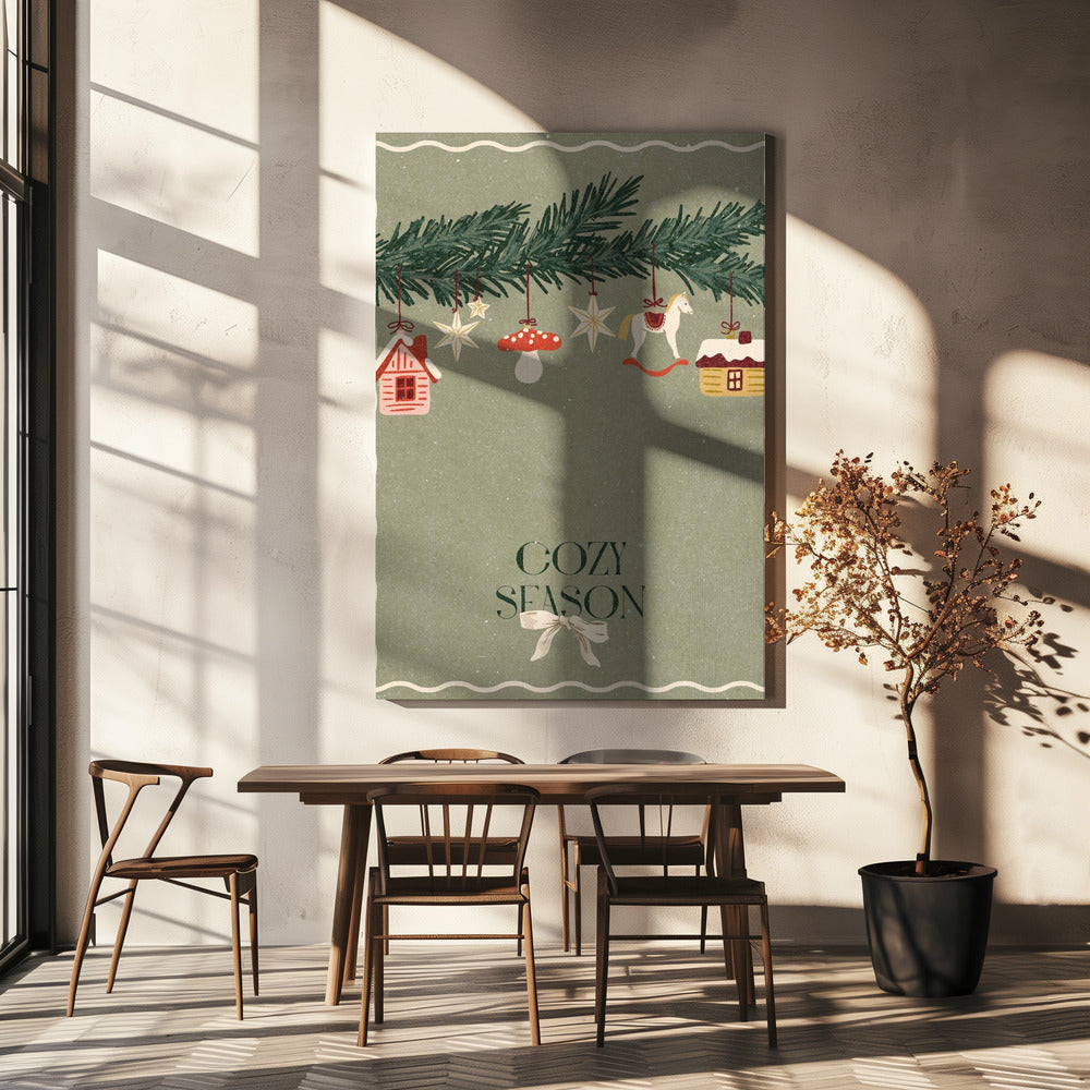 Toys on the Christmas tree | Canvas