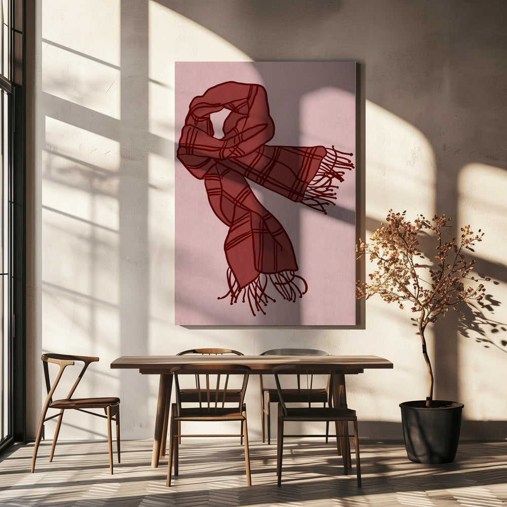Crimson Warmth | Canvas