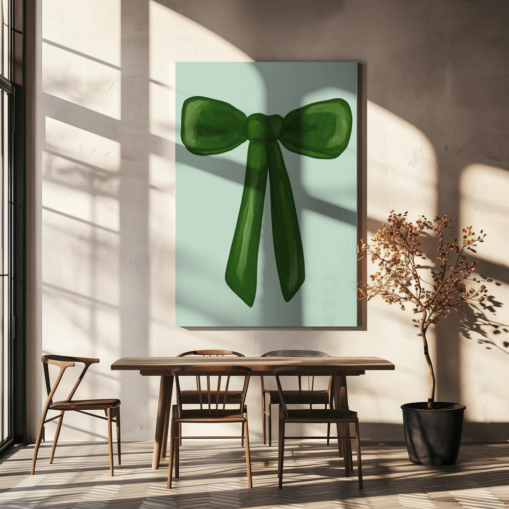 Emerald Ribbon Charm | Canvas