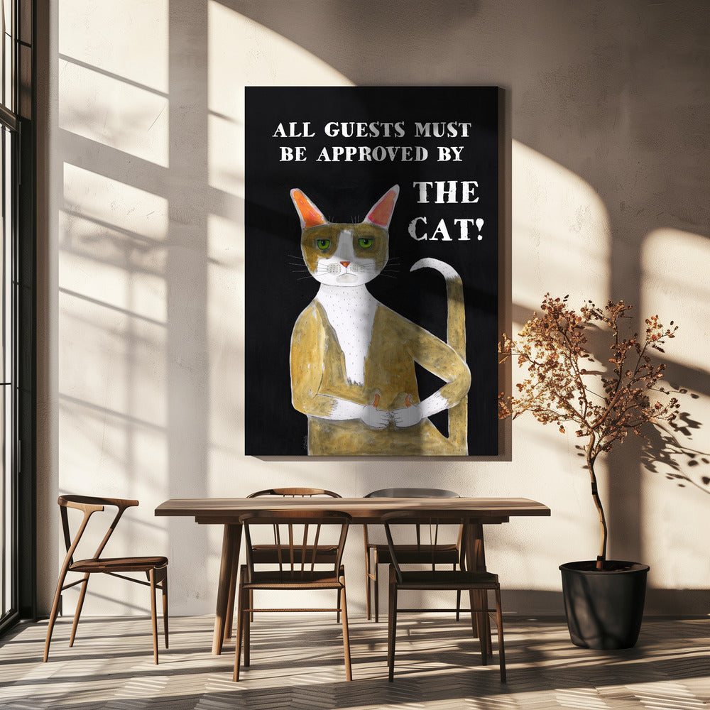 Approved by the cat | Canvas
