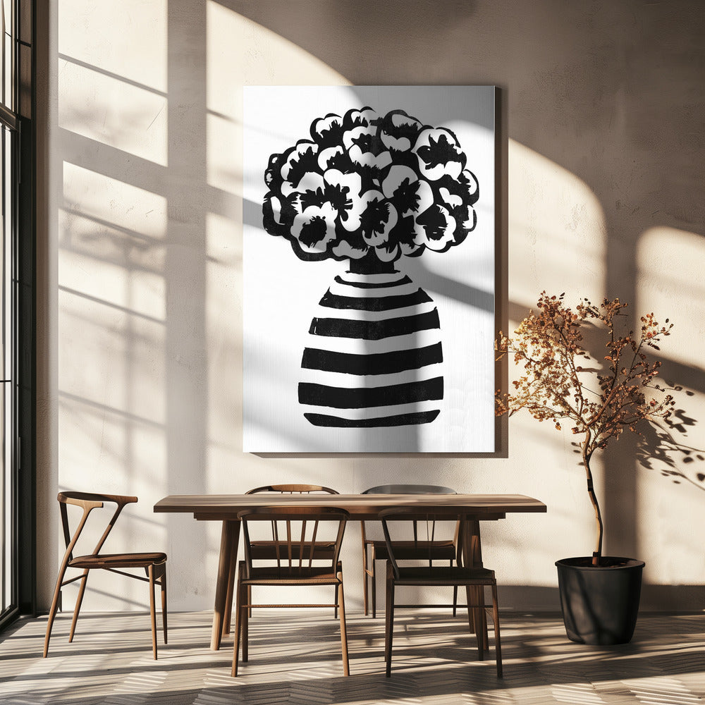 Vase Striped | Canvas