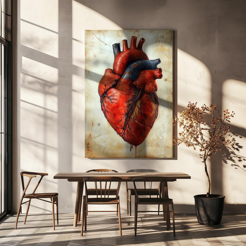 Anatomy Art 3 heart | Canvas