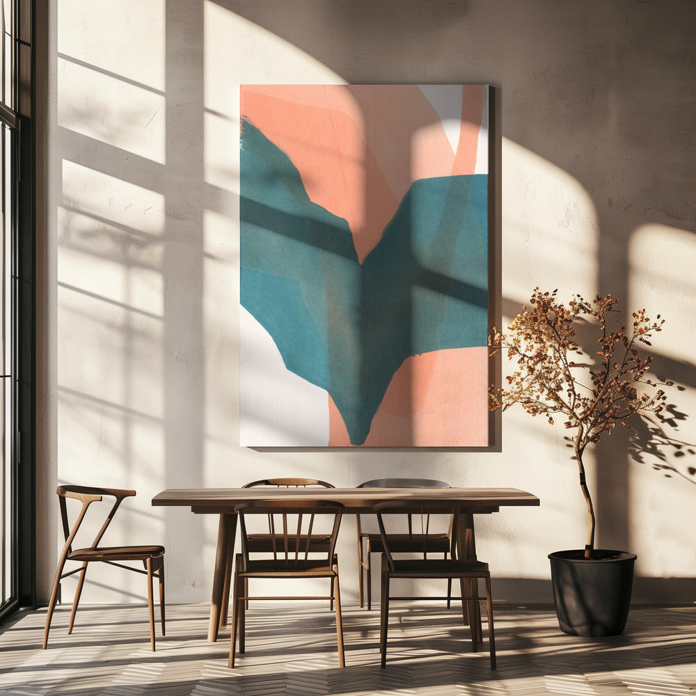 Abstract Dipped Landscape 1 | Canvas