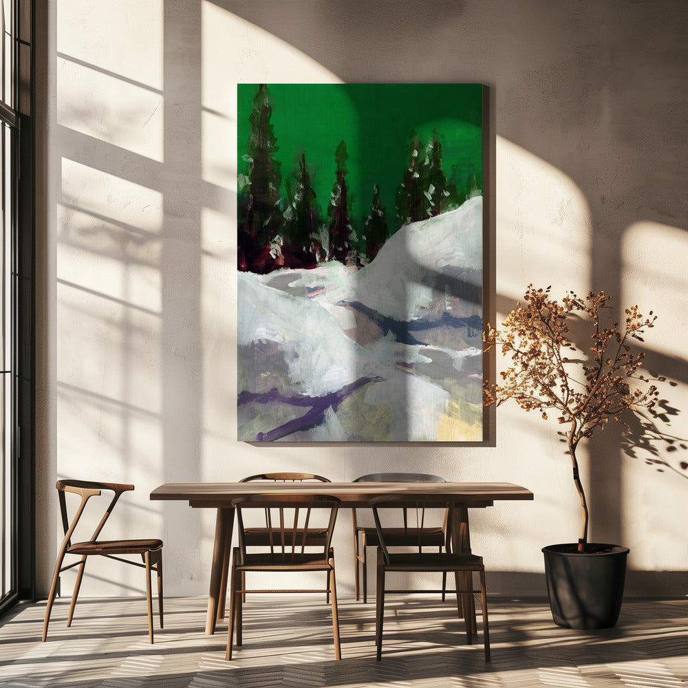 Winter Scene  In the Forest 2 | Canvas