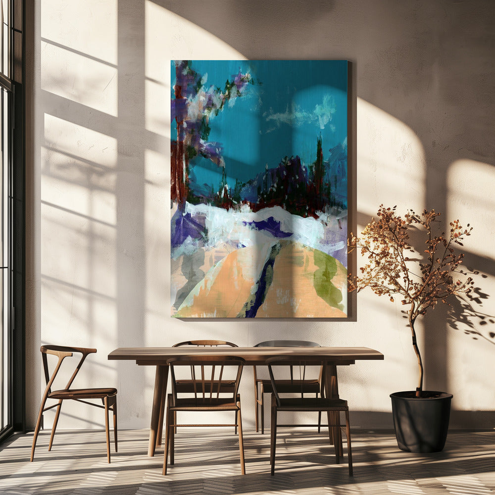 Winter Scene  In the Forest 1 | Canvas