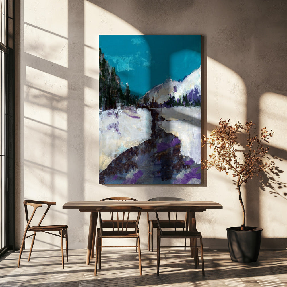Winter Scene  In the Forest 3 | Canvas